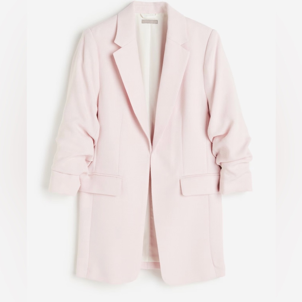 H&M Gathered Sleeve Jacket NWT